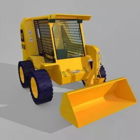 Industrial Jcb Frontend Loader 3d model