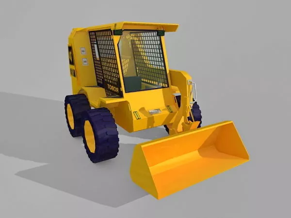 Industrial Jcb Frontend Loader 3d model Industrial Jcb Frontend Loader 3d model