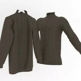 Jacket On Hanger Fashion 3d model
