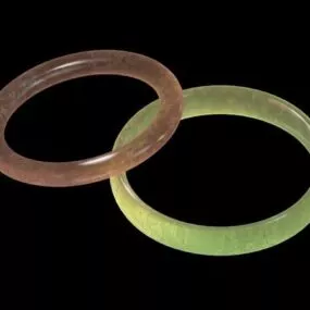 Jade Bangle Bracelet 3d model