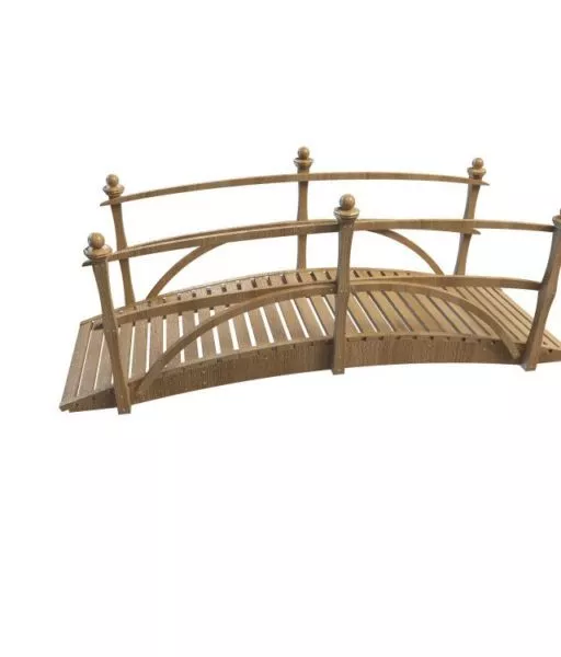 Japanese Wood Bridge 3d model Japanese Wood Bridge 3d model