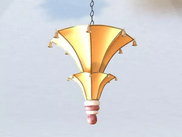 John Rosselli Antique Lighting Fixture 3d model John Rosselli Antique Lighting Fixture 3d model