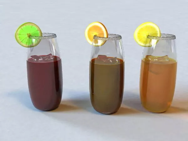 Kitchen Juice Glass 3d model Kitchen Juice Glass 3d model