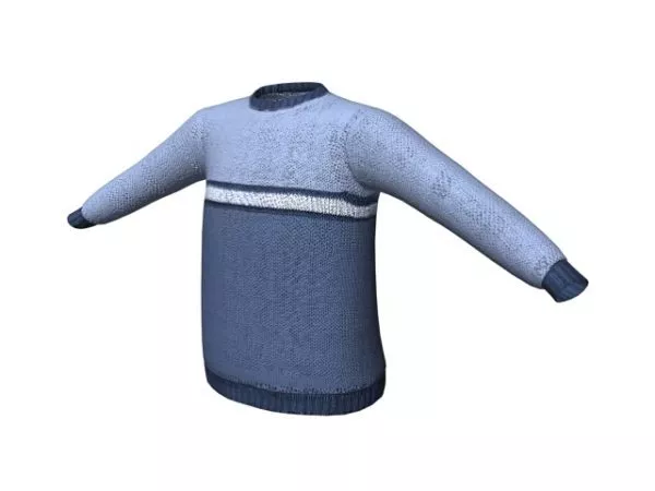 Jumper Sweater Men Clothing 3d model Jumper Sweater Men Clothing 3d model