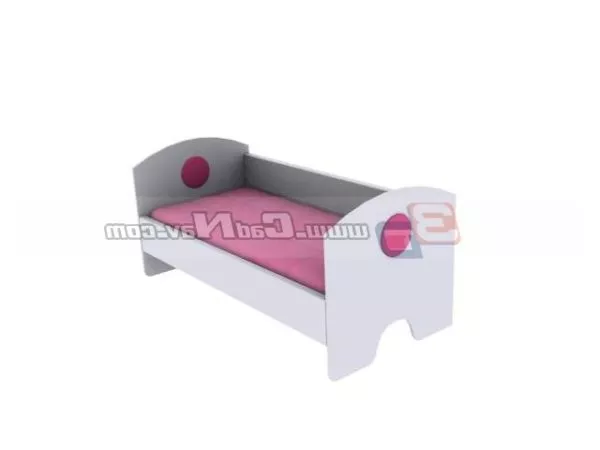 Junior Toddler Bed Furniture 3d model Junior Toddler Bed Furniture 3d model