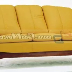 European Furniture Lounges Sofa 3d model