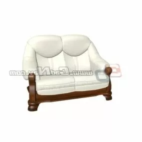 European Furniture Loveseat 3d model