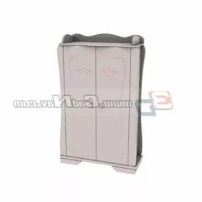 Kids Room Clothes Press Furniture 3d model