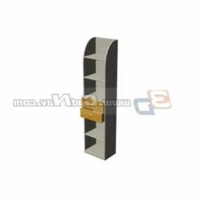 Kids Room Corner Cabinet Furniture 3d model