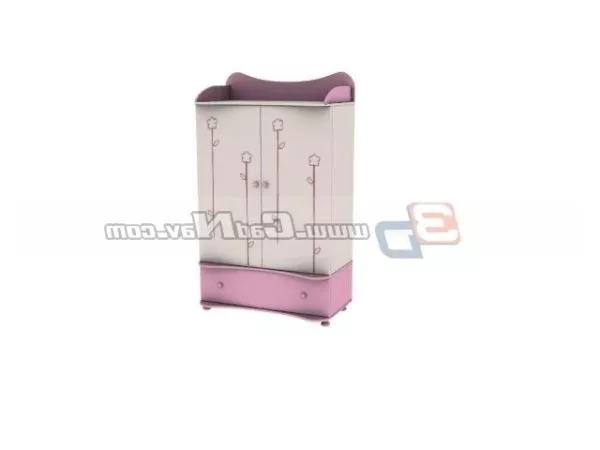 Wardrobe Ikea Slide Door 3d model