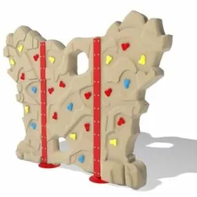 Indoor Kids Climbing Wall 3d model