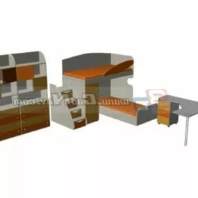 Furniture Children Bedroom 3d model