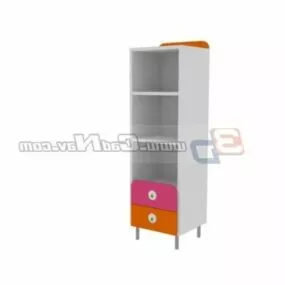 Kids Furniture Toys Storage Cabinet 3d model