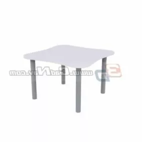 Kids Furniture Learning Table 3d model