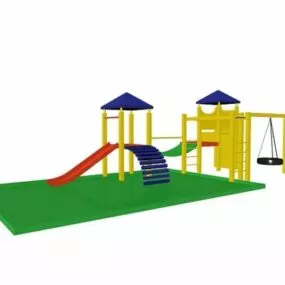 Outdoor Play Kid Equipment 3d model