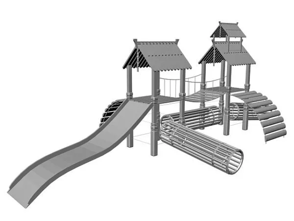 Kugelbahn Play Ground 3d model