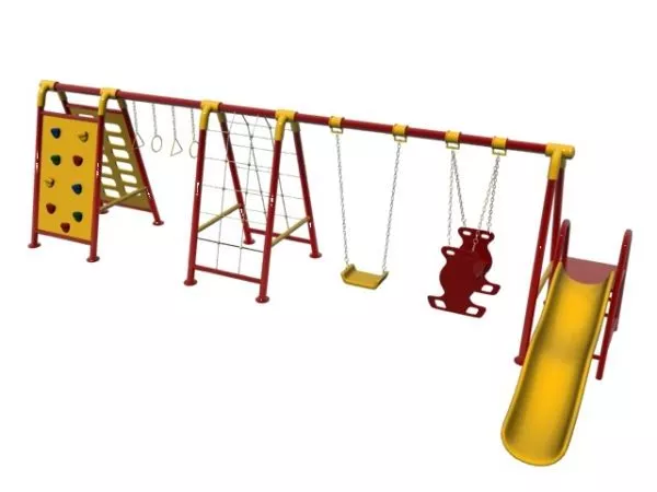 Playground Equipment Slide For Kid 3d model