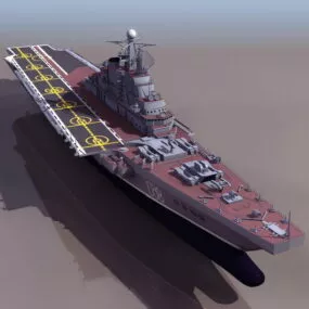 Watercraft Kiev Aircraft Carrier 3d model