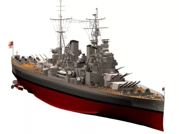 Navy Missile Cruiser 3d model