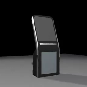 Kiosk Self-service Terminal 3d model