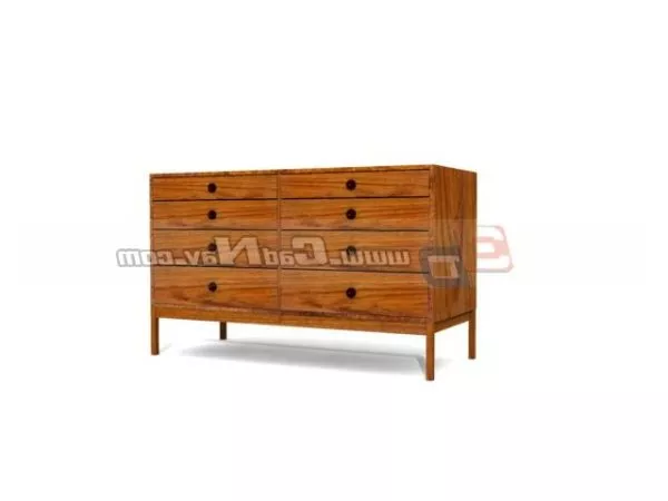 Old Chest Treasure Box 3d model