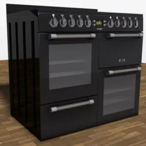 Kitchen Range Equipment 3d model