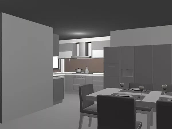 Set Of Utensil Hang On Wall 3d model