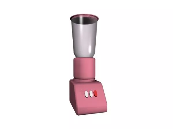 Kitchen Electric Blender 3d model Kitchen Electric Blender 3d model