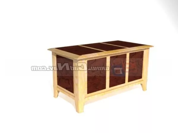 Sideboard Furniture Dark Oak 3d model