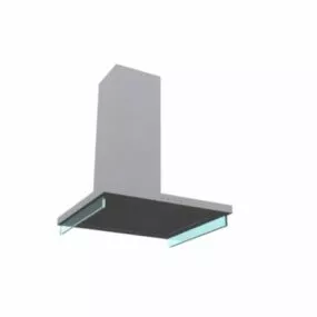 Simple Kitchen Extractor Hood 3d model