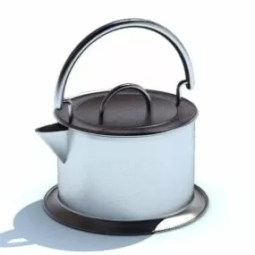 Stainless Steel Kitchen Kettle 3d model