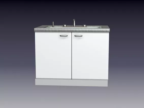 Smooth Edge Sink 3d model