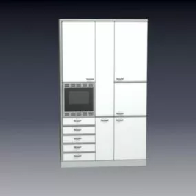 Small Kitchen Wall Cabinets 3d model