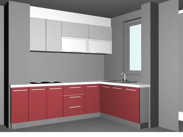 Gas Stove With Oven Combine 3d model