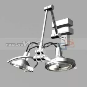Studio Led Track Spotlight 3d model