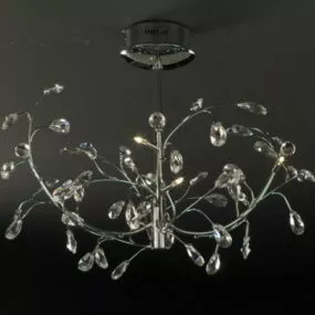 Luxury Led Chandelier Light 3d model