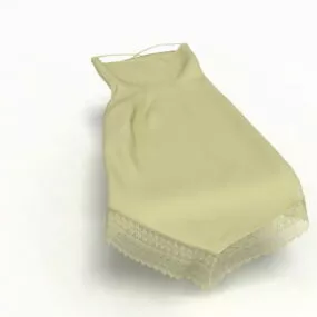 Clothes Lace Slip Dress 3d model