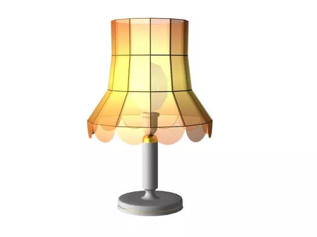 Vintage Lace Style Table Lamp 3d model Vintage Lace Style Table Lamp 3d model