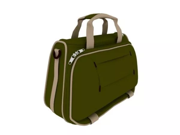 Ladies Fashion Canvas Handbag 3d model Ladies Fashion Canvas Handbag 3d model