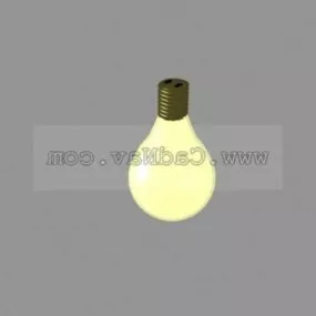 Lamp Bulb Basic Design 3d model