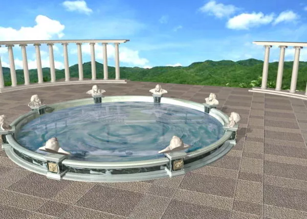 Square Landscape Architecture Design 3d model Square Landscape Architecture Design 3d model