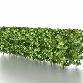 Landscape Hedges Garden Shrubs 3d model