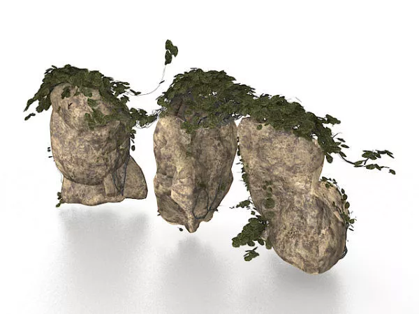 Clay Landscape Material 3d model