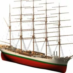 Watercraft Large Sailing Vessel 3d model