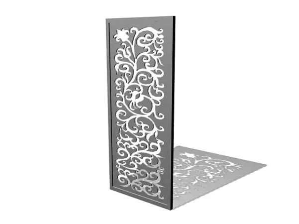 Furniture Lattice Screen Panel 3d model Furniture Lattice Screen Panel 3d model