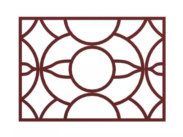 Latticework Design Window Screen 3d model Latticework Design Window Screen 3d model