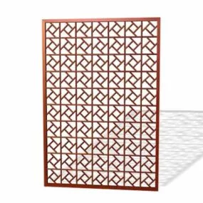 Latticework Panel Design 3d model