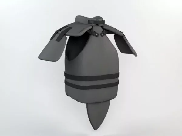Weapon Leather Body Armour 3d model Weapon Leather Body Armour 3d model