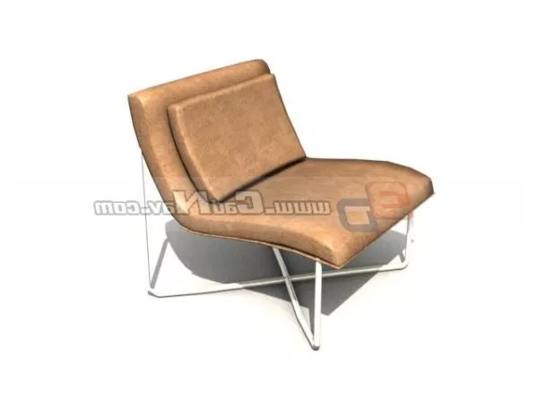 Leather Interior Lounge Chair 3d model Leather Interior Lounge Chair 3d model