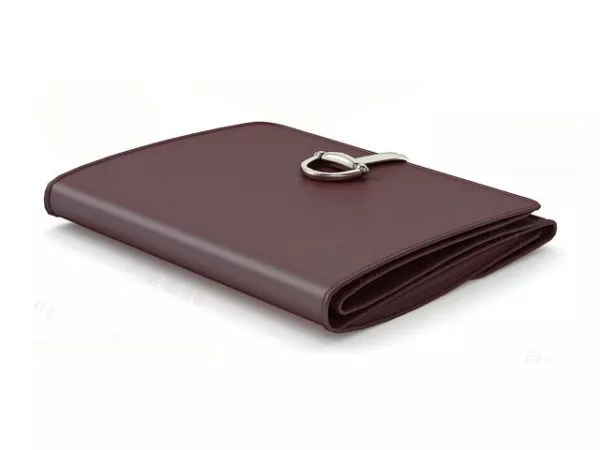 Brown Leather Fashion Trifold Wallet 3d model Brown Leather Fashion Trifold Wallet 3d model
